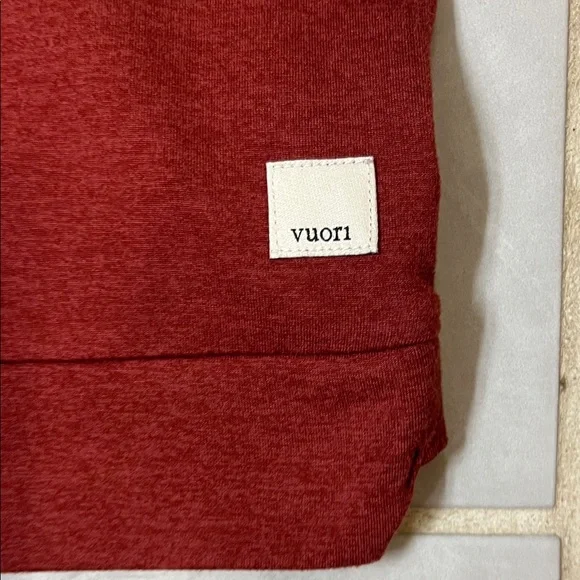 Vuori Women’s Halo Burgundy Hoodie - Picture 3 of 6